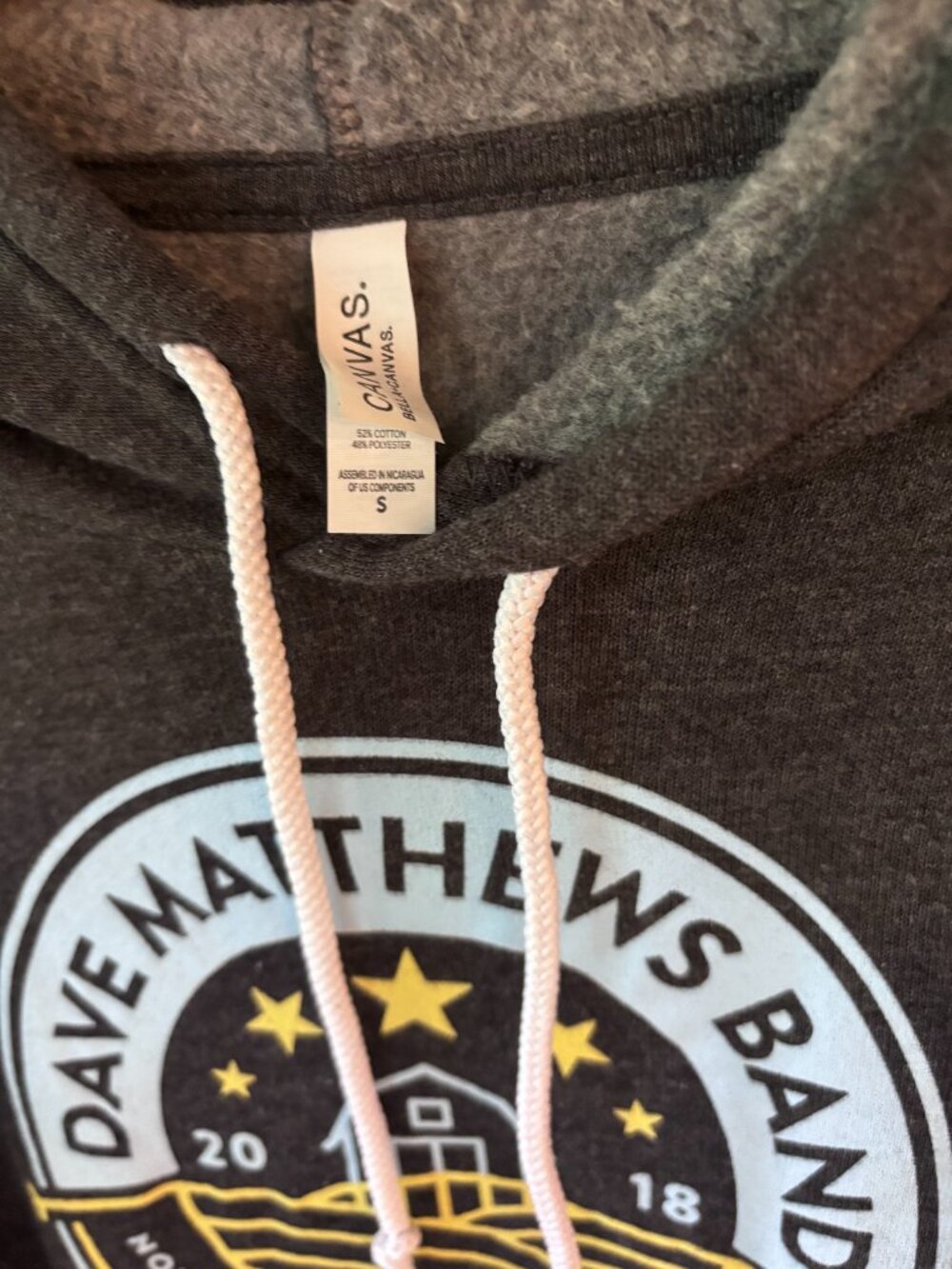 Dave Matthews Band DMB Noblesville Deer Creek 2018 Hoodie - Size Small - Picture 2 of 3